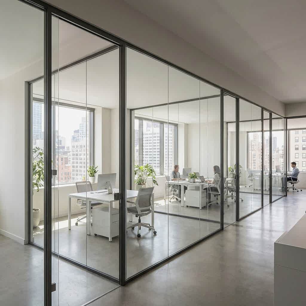 Ofis ve İşyerleri İçin Cam Bölme Sistemleri: Modern Çalışma Alanları